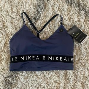 NWT Nike blue Indy dri-fit sport Bra